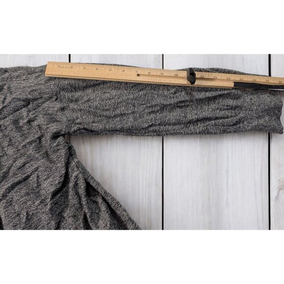 Pure Energy Womens 3X Open Front Heather Gray Cardigan Sweater Lightweight Cover - Picture 7 of 9